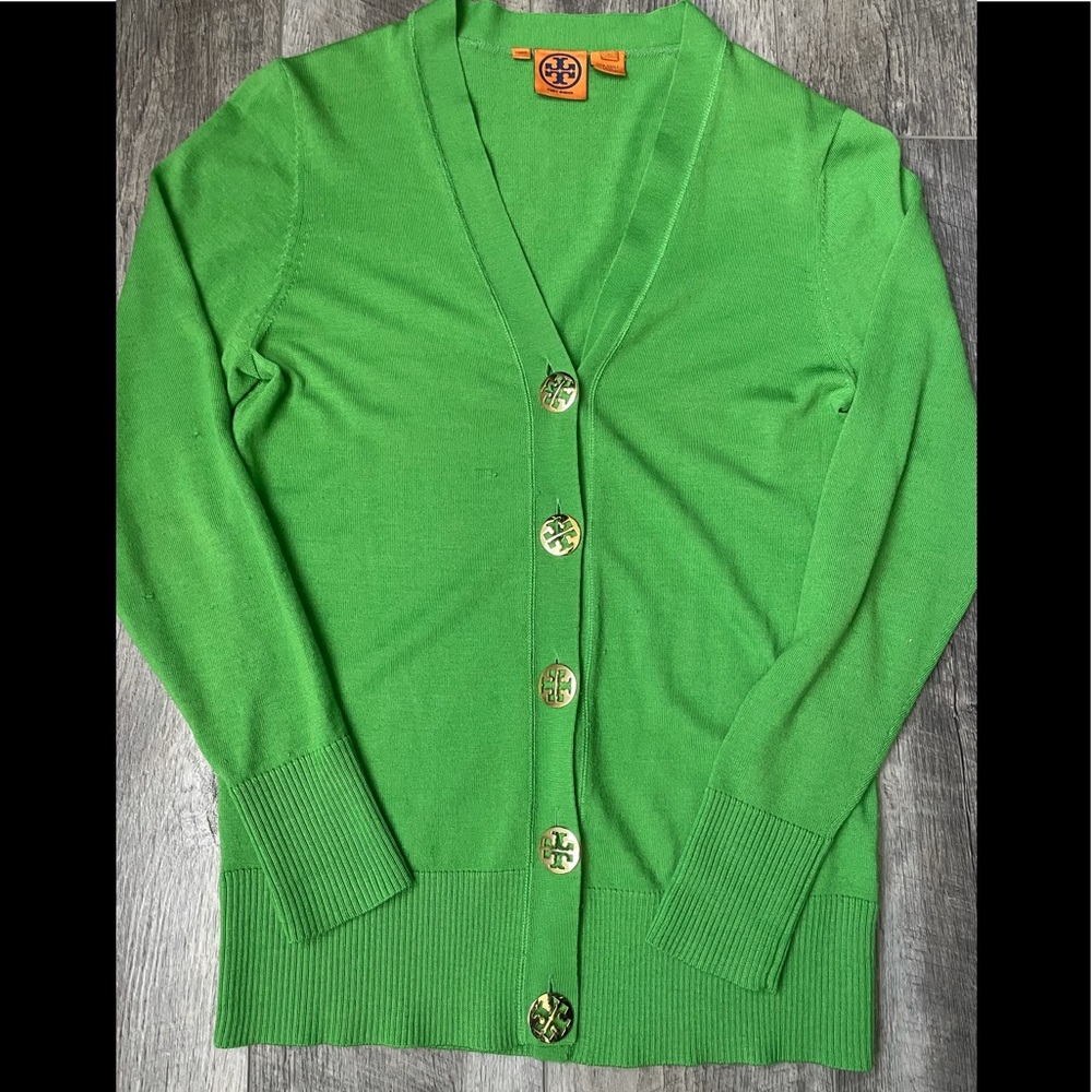 Tory Burch cardigan sweater size large